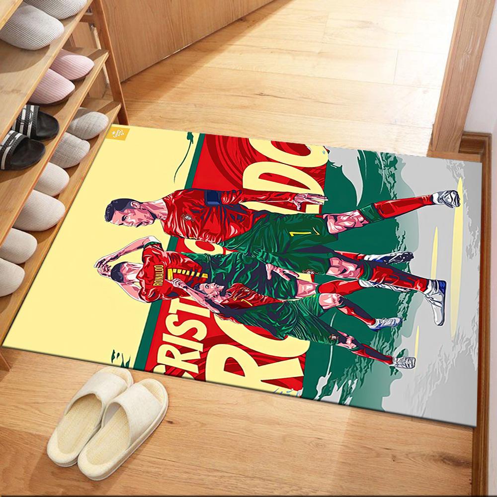 Cr7 Speed Power Legend Square Rugs Are a Great Choice for Living Rooms, Bedrooms, Home Décor, and As Gifts.