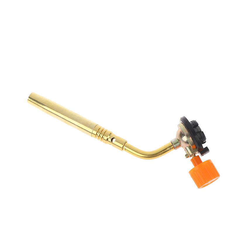 1PC Outdoor Camping BBQ Portable Soldering Heat Gun Butane Burner Welding Gas Torch Flame Gun Brazing Flamethrower+