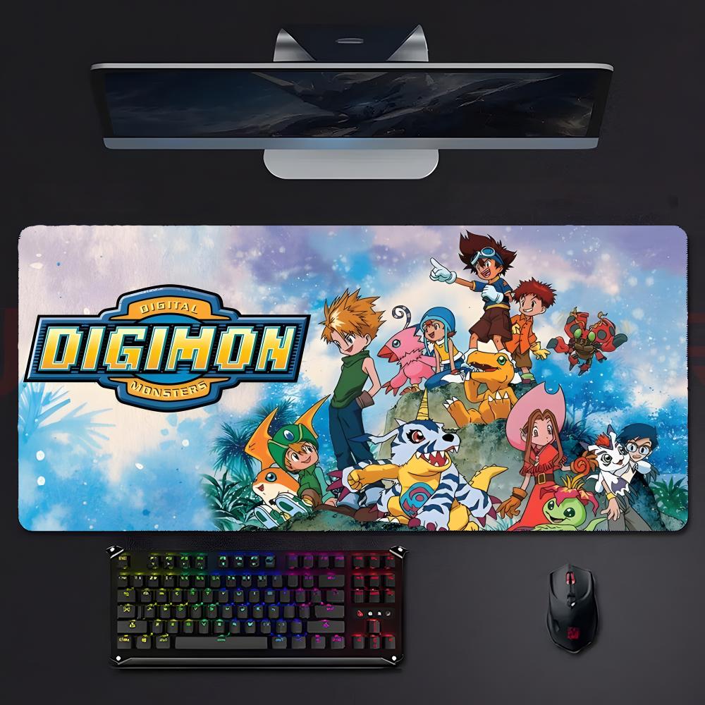 Classic Fun Anime Ddigimon Aadventure Mouse Pad Large Gaming Mousepad With Stitched Edges Thickened Desk Mat Pc