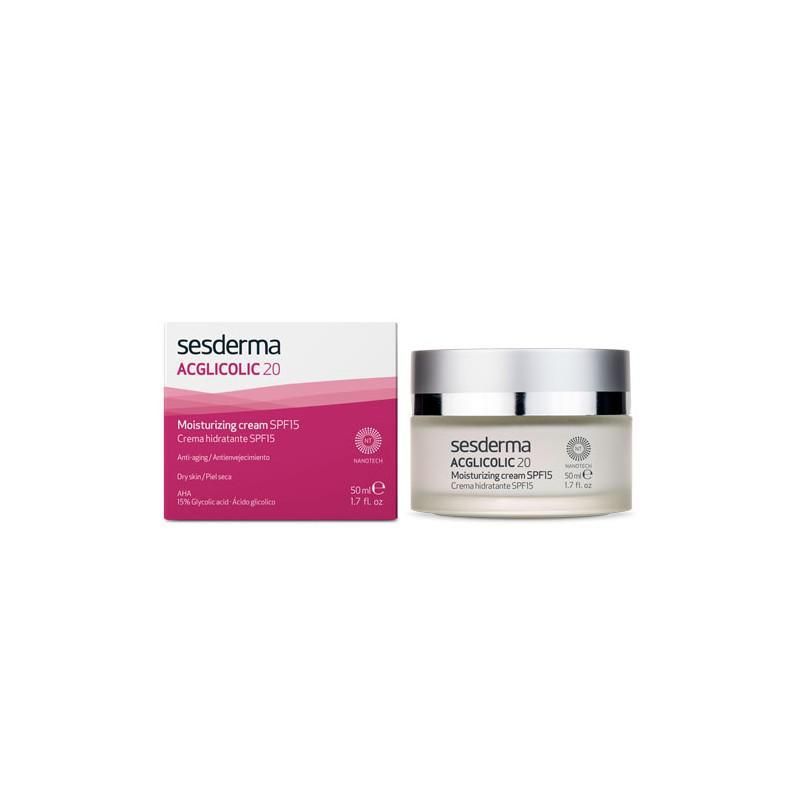 

Sesderma Acglicolic 20 Увлажняющий крем Spf15 50 мл