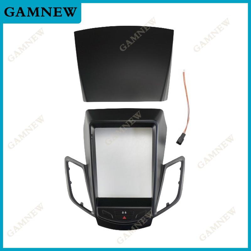 

9.7 Inch 2 Din Car Radio Fascias For FORD FIESTA 2009-2014 Tesla Style Multimedia Frame Video Player Navigation DVD Panel Trim Only Frame