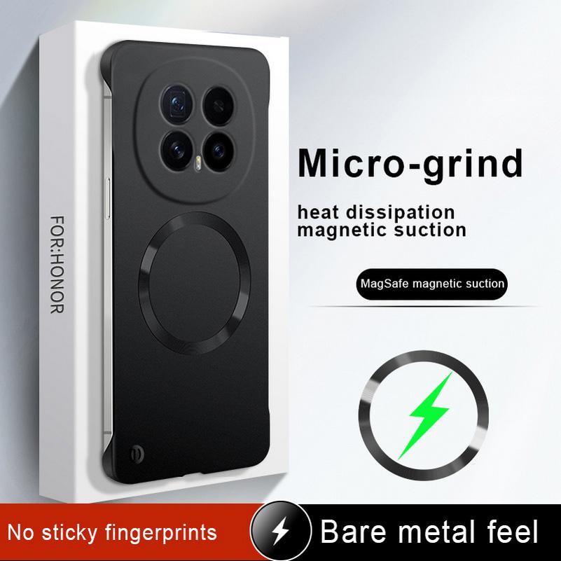 Ultra Slim Minimalist Magnetic PC Frameless Case For Honor Magic 8 7 Pro 6 5 Lite X9D 300 200 Ultra Thin Anti-drop Protect Cover
