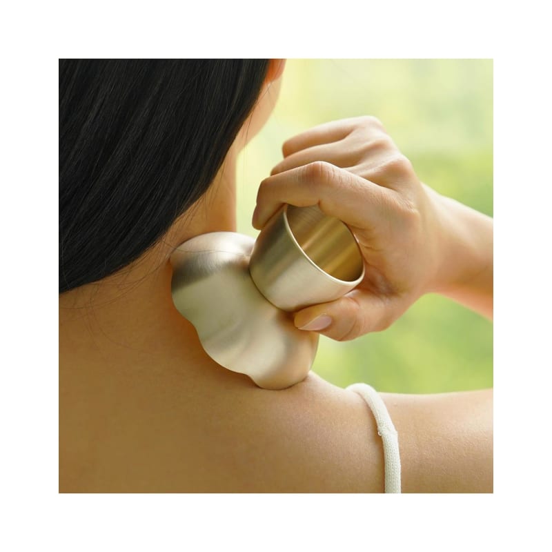 Notdam Bangjja Yugi Flower Gua Sha Massager + Pouch Gift