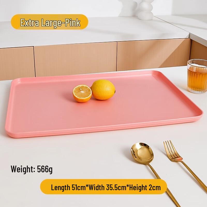 Rectangular Plant Fiber Tea & Storage Tray