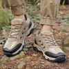 Hiking shoes extra large size 2025 four seasons men's shoes outdoor popular walking shoes mesh sneakers breathable and lightweight