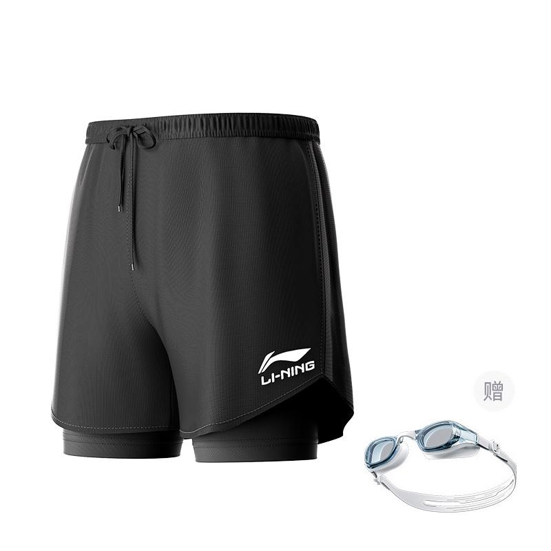 Li Ning Swimming Shorts Men's Black LSKY607-1