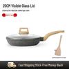 British Maifan Stone Non-Stick Wok: Flat Bottom Pan for Steak, Stir-Fry, and Cooking On Induction and Gas Stoves