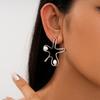 Starfish Ear Studs with Faux Pearls Elegant Stud Earrings Coastal Beach Starfish Earrings for Daily Wear Parties Dates Vacation