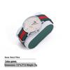 Frosted PU Flip-Top Watch and Jewelry Storage Box