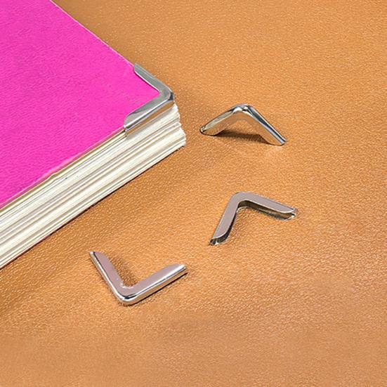 50 Stück Bucheckenschoner Schwerlastmetall Universal Scrapbooking Buch Fotoalbum Menüs Notizbuch Mappe Aktenecke Schutzhülle Schutz