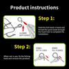 10Pcs Detachable Fishing Spoon Bait Lure Feather Fishing Equipment Feather Lure Pendant Saltwater Fishing Accessories