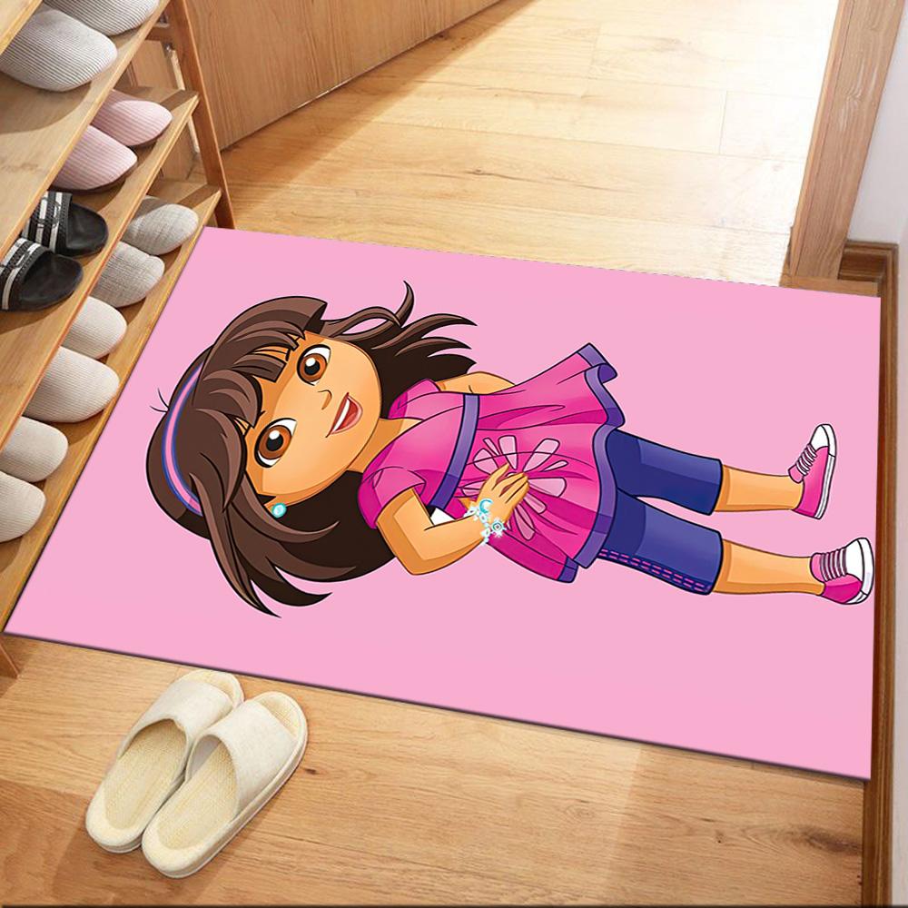 Dora Explorer Floor Rug Office Rug Perfect for Study room Kitchen Bedrooms Foyer Antislip Carpet Office home decor Spiritual Gift