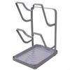MXLA Pot Lid Stand Wide Base Support Large Lids Thick Cutting Boards