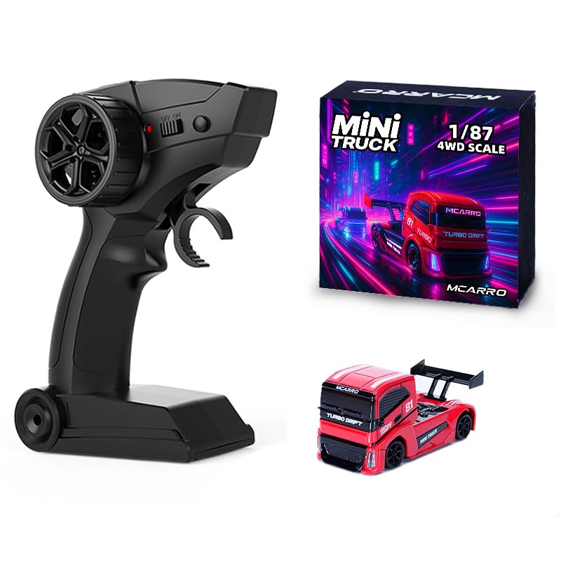 MCARRO RC Drift Truck RC Car Drive Proportional Control Simulated Brake Calipers Car Model Birthday Present for Boys Gift 187 2.4GHz Four-Wheel