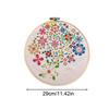 Floral Embroidery Kit Handmade Cross Sew Floral Hand Embroidery Kit For Festival Holiday Home Unisex Adults Decoration Projects