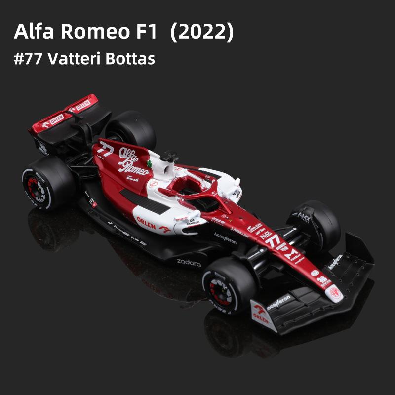 2022 Bburago Diecast 1:43 Car Alfa Romeo C42 Ferrari F1-75 RB18 Red Bull F1 Model Alloy Toy Formula One Car Collection Kid Gift