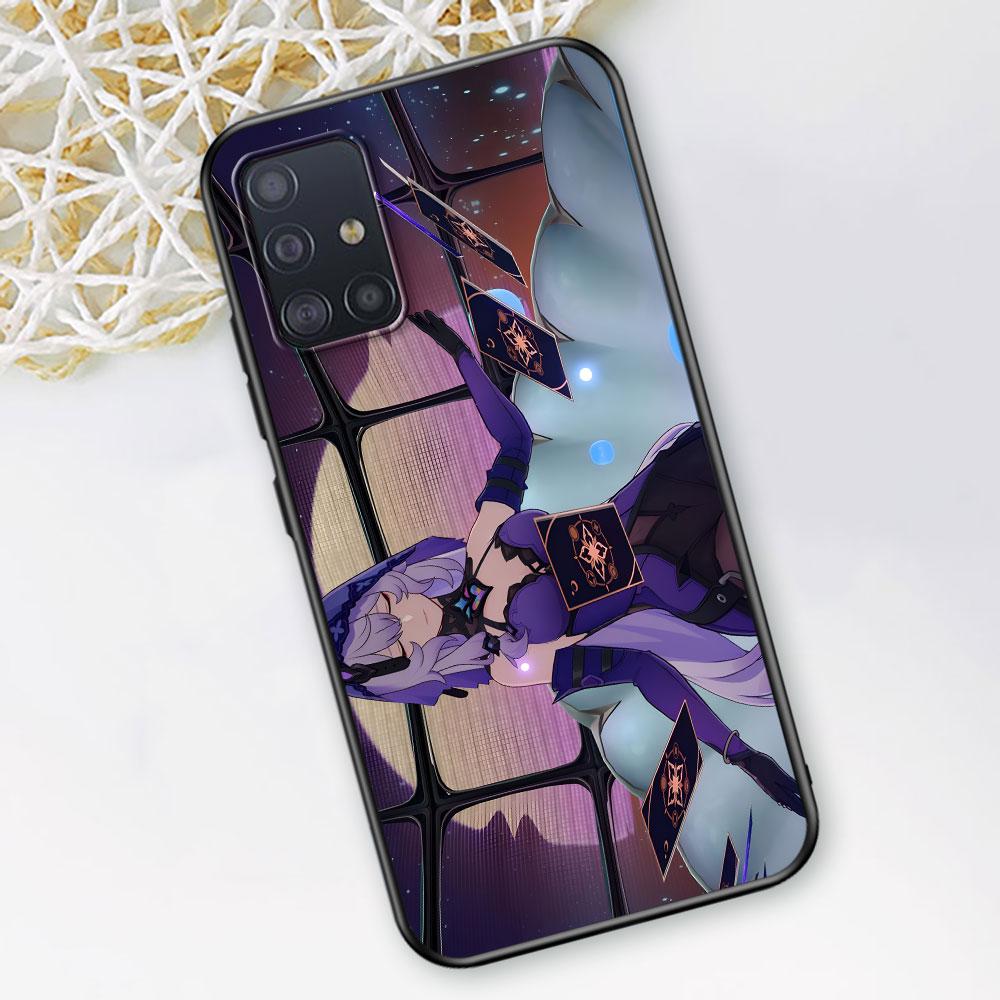 Black Swan Honkai Star Rail Dan Heng Case for Samsung Galaxy A53 A14 A12 A54 A24 A22 A41 A52 A21s A22 A31 A33 TPU Phone Cover