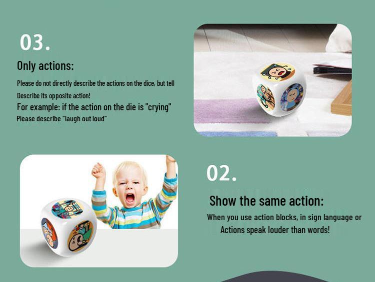 Storytelling Dice Game: Creative and Educational Interactive Board Game for Parent-Child Fun