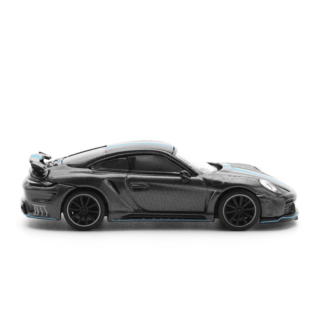 POP RACE Scale 992 Stinger GTR Carbon Edition Finished Product PR640254 1/64 (Blue Line)