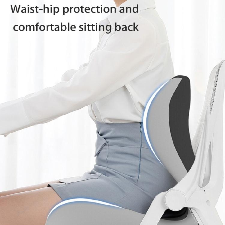 High Densities Memory Foam Ergonomic Seat and Back Cushion for Lower Back During Work