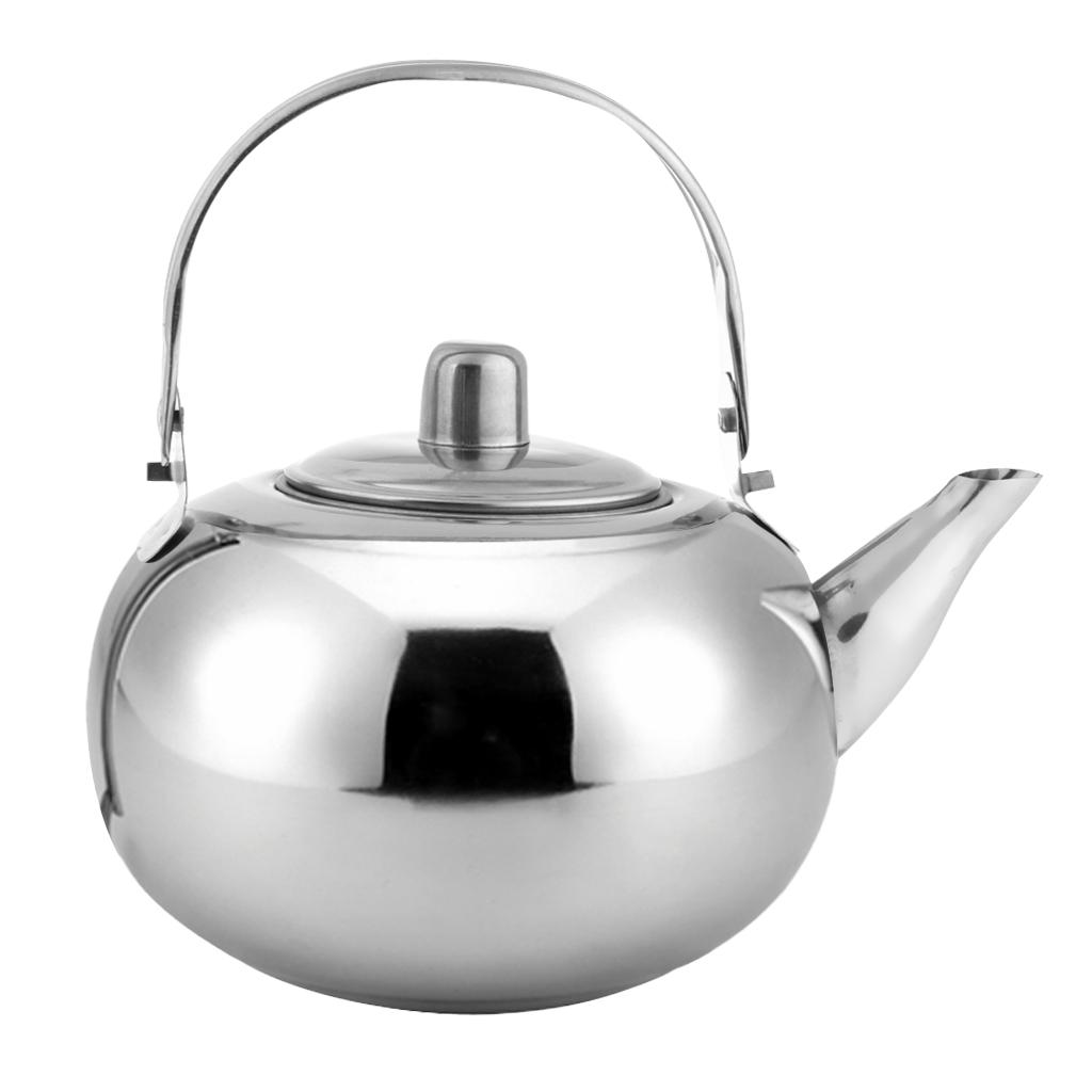 Camping Stainless Steel Tea Kettle Water Pot 1L 1.5L L