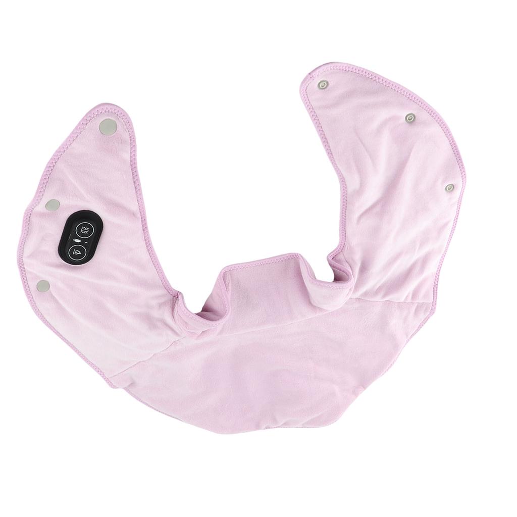 Heated Neck Shoulder Wrap Comfortable Massage Temperature Control Warm Neck Electric Heating Pad for Ache Relief Purple