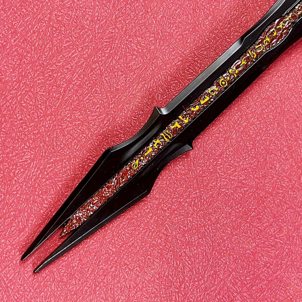 8.6inch Metal Continent Katana Real Size Japanese Katana Ainme Eyes Steel Sword Damascus Sword Original Samurai Sabre Toy Gift