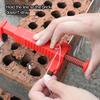 2Pcs Brick Liner Runner Leveling Measuring Wire Drawer Tool Fixers Brick Line Clips Puller Wire Clamps For Building