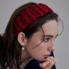 Mellow Wool Knit Hair Band (Red)