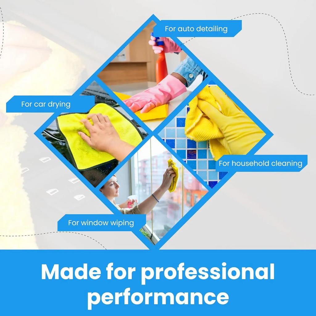 Serviette en microfibre super absorbante pour lavage de voiture, camion, voiture, nettoyage et séchage, très grande taille, entretien et détails de la voiture
