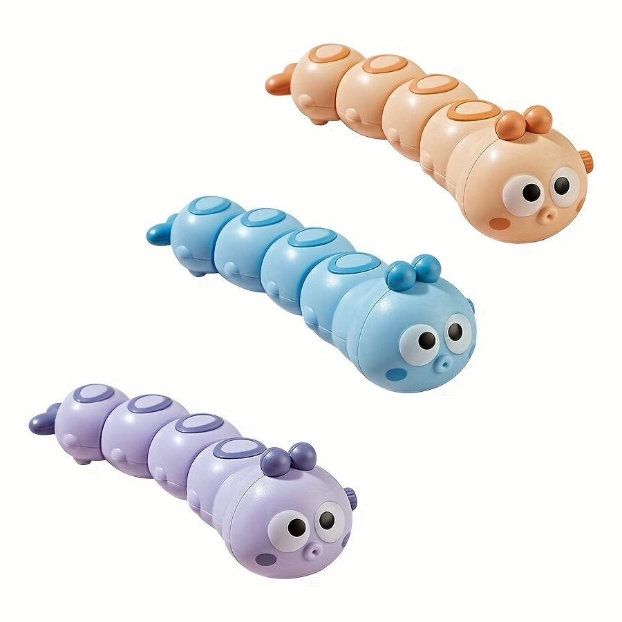 Wind Up Toy, Wind Up Caterpillar Toy, Suitable For Boys And Girls Aged 3+, Six Colors Optional, Educational Toy
