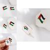 Fashionable Palestinian Flag Brooch Pin Wholesale Metal Badge For Clothing Accessories