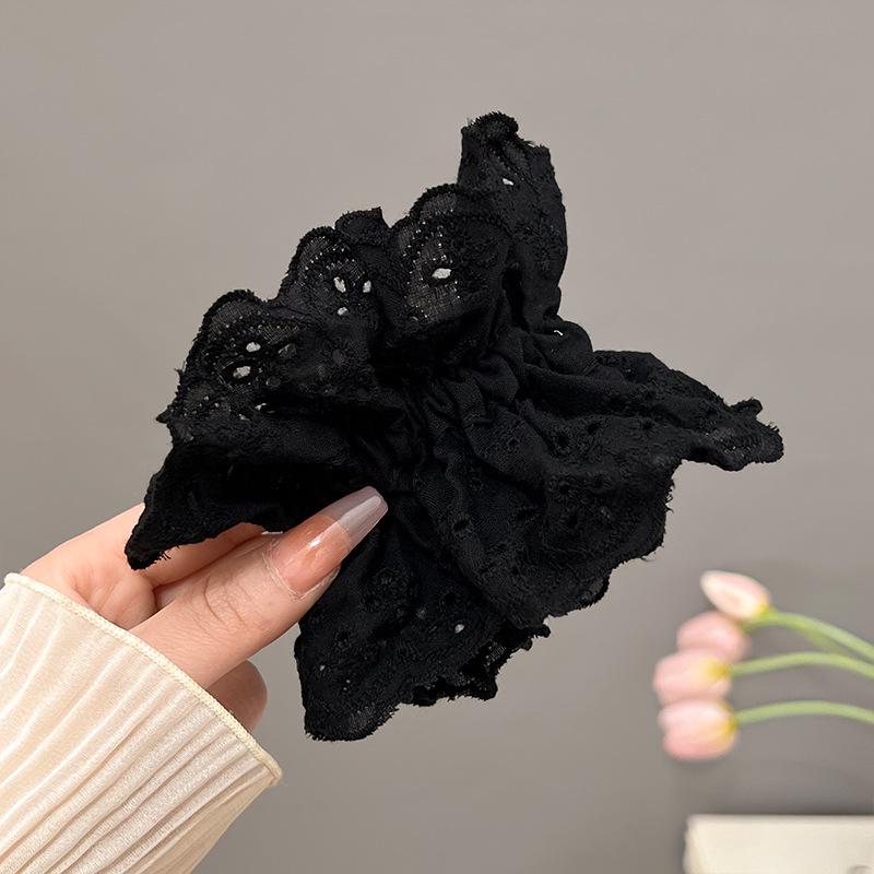 

Кружевная резинка-скранчи в стиле Чжао Лусы - Женская большая сказочная резинка для волос для хвостика