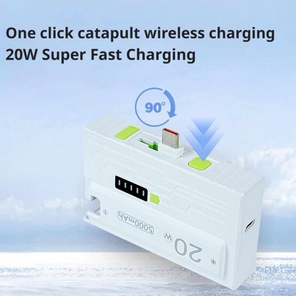 21700 battery box DIY kit with ejector plug Mobile power shell 20W fast charging Dual mode support small current No Batteries