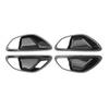 ABS Carbon Friber Style Car Inner Door Handle Bowl Cover For Benz C W205 E W213