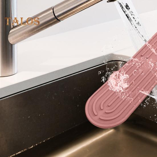 Drain Mat Flexible Silicone Sink Drain Pad Anti-Slip Silicone Countertop Protection Mat for Home