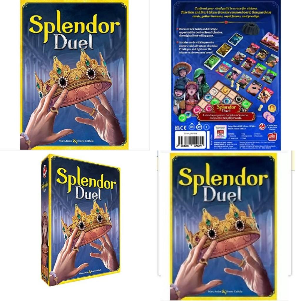 Splendor Duel Puzzle Card Game With Plastic Playing Cards For Family Game Night