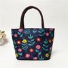 Floral Rose Flower Tote Bag Shoulder Bag Bucket Mommy Bag Fashion Flower Handbag  Travel