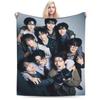 Sung Han Bin Plush Blanket Boy Girl  Flannel Throw Blanket For Outdoor Warm Soft Zerobaseone Quality Bedspread Birthday Gift