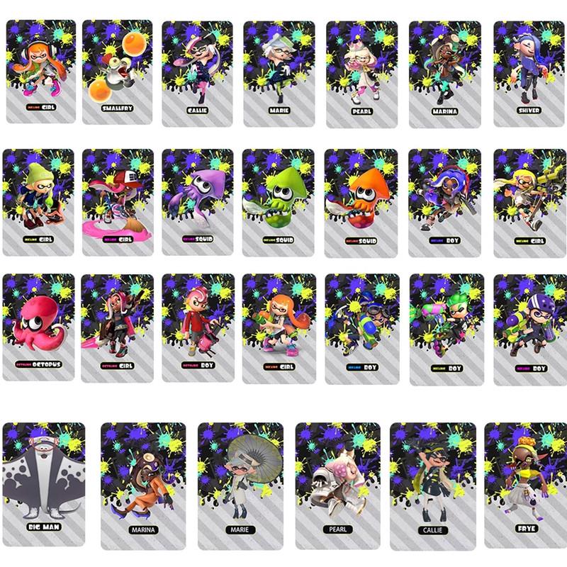 23 Stück Vollständiges Set Splatoon3 Amiibo Switch Spiel Requisiten Linkage Card NCF Induktion Für Nintendo Switch Fans