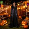 Party-Umhang für Erwachsene Glänzendes Kapuzenumhang schillernder Ganzkörper-Umhang funkelnd Unisex Vielseitige Farbe Halloween Maskenball Mardi Gras Kostüm Fantasy