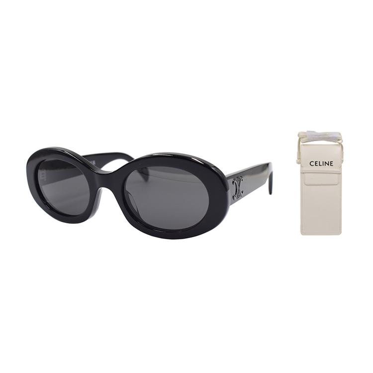 Celine Triomphe 01 UV Protection Black Frame Irregular Sunglasses Women sunglasses CL40194U-05A