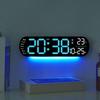 Stylish LED Digital Alarm Clock with Adjustable Brightness Wall Mount Clock Perfect for Bedroom, Offices,Home Decors