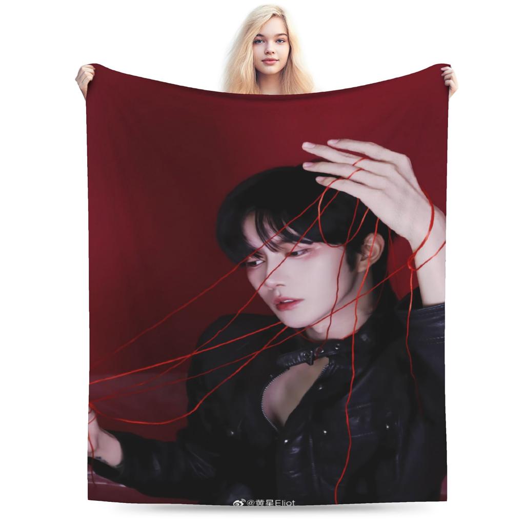 Huang Xing Eliot Huang DDesire Plush Blanket Child Flannel Throw Blanket For Home Decor Soft Custom DIY Quality Bedspread Gift