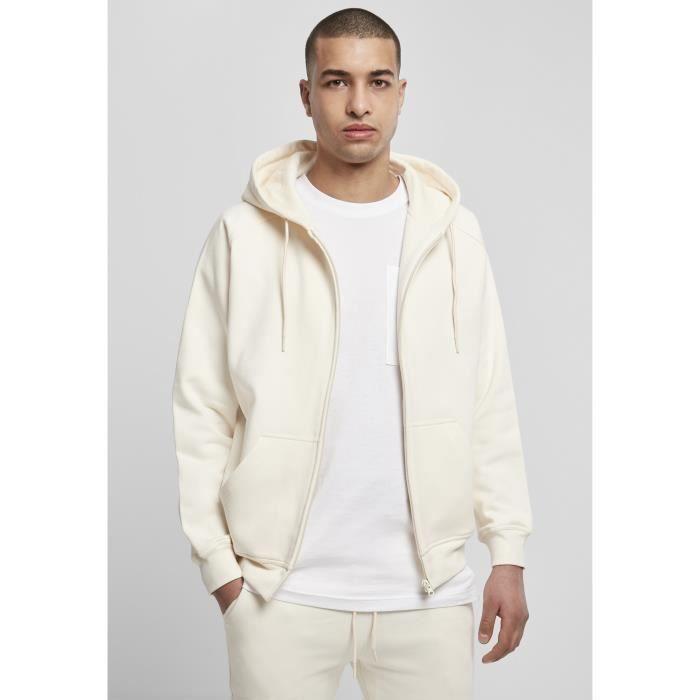 Sweatshirt À Capuche Urban Classics zip(GT) - Blanc - 5XL