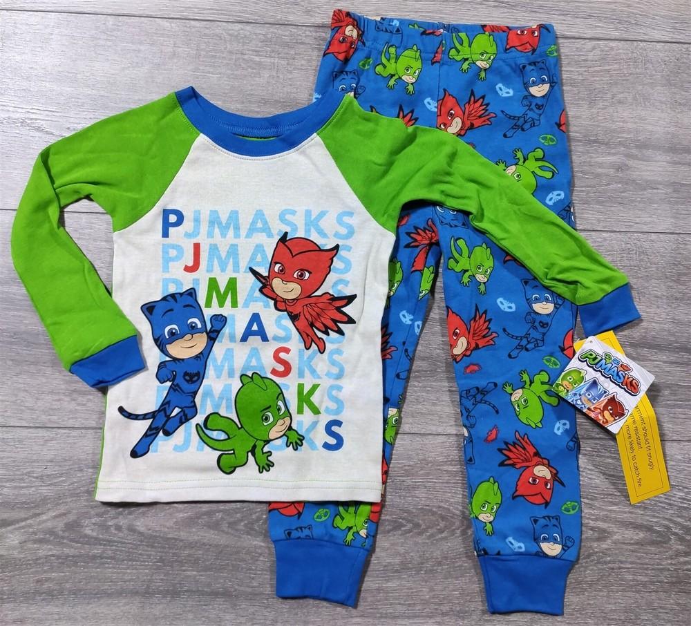 PJ Masks Pajamas 3T Toddlers Snug Fit Cotton Shirt Pant PJ Set Catboy Owlette Unisex T-Shirt XXXL