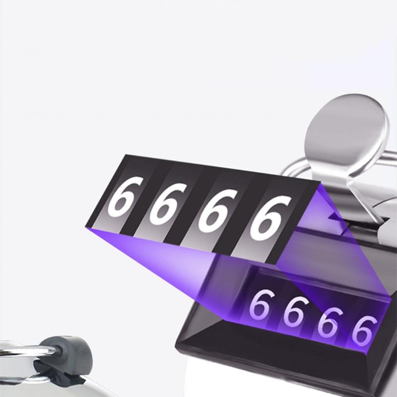 Mini Mechanical Digital Golf Clicker Manual Counting Max.9999 Counter Portable 4 Digital Number Handheld Tally Counter