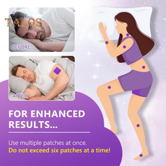 30/60Pcs Sleep Patches Natural Plants Fast Acting Sleep Aid Patches Portable Travel Men Women Body Fatigue Relief Deep Sleeping Stickers