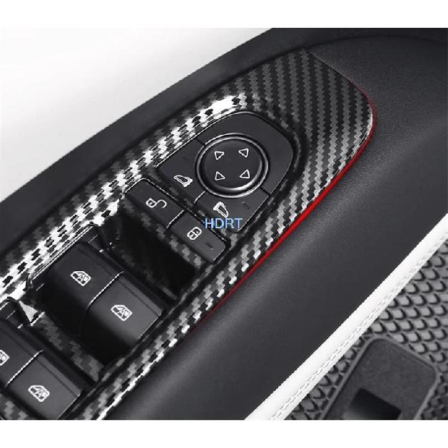 Car Style Steering Wheel Gear Shift Window Control Panel Vent Outlet Cover Carbon Fibre Interior Sticker For BYD Seal 06 2024 +