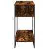 Vidaxl Stolik Konsolowy, Przydymiony Dąb, 100X35X74,5 Cm